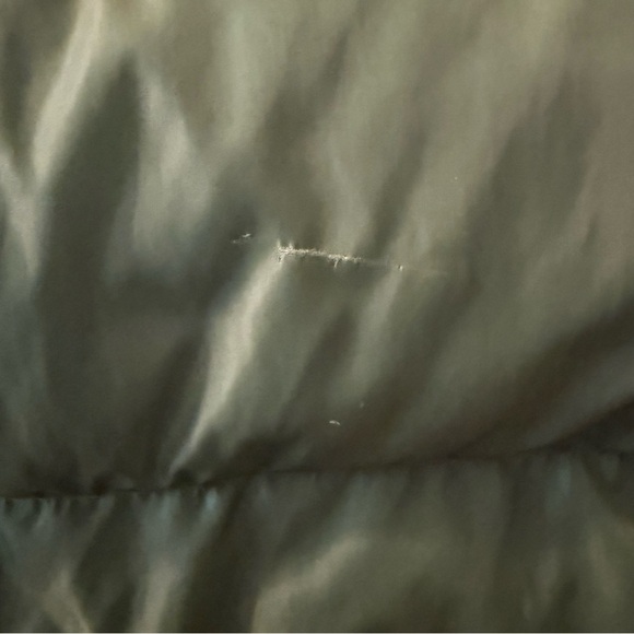 Vtg CAMEL Men's Goose Down Feathers Puffer Jacket Zip/Snap Pocket Size M hooded - Picture 7 of 14